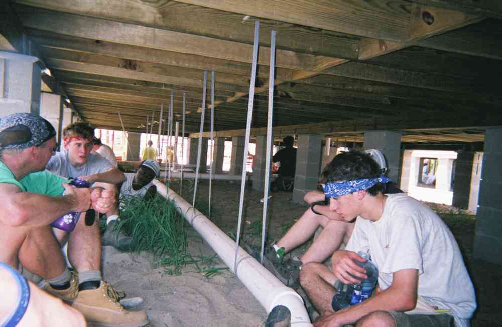 Volunteers Resting 2006